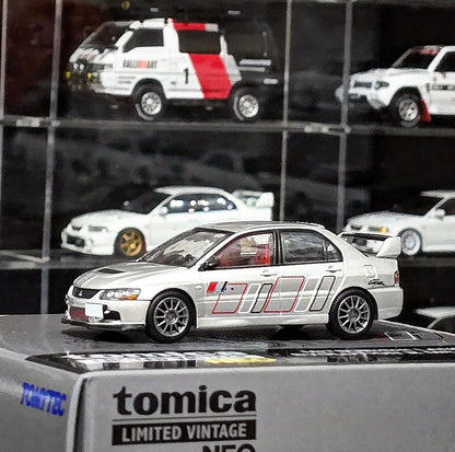 TomyTec Mitsubishi Lancer GSR EVO IX MR Ralliart Silver IDE 2025 1/64 Diecast