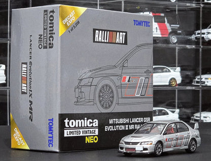 TomyTec Mitsubishi Lancer GSR EVO IX MR Ralliart Silver IDE 2025 1/64 Diecast