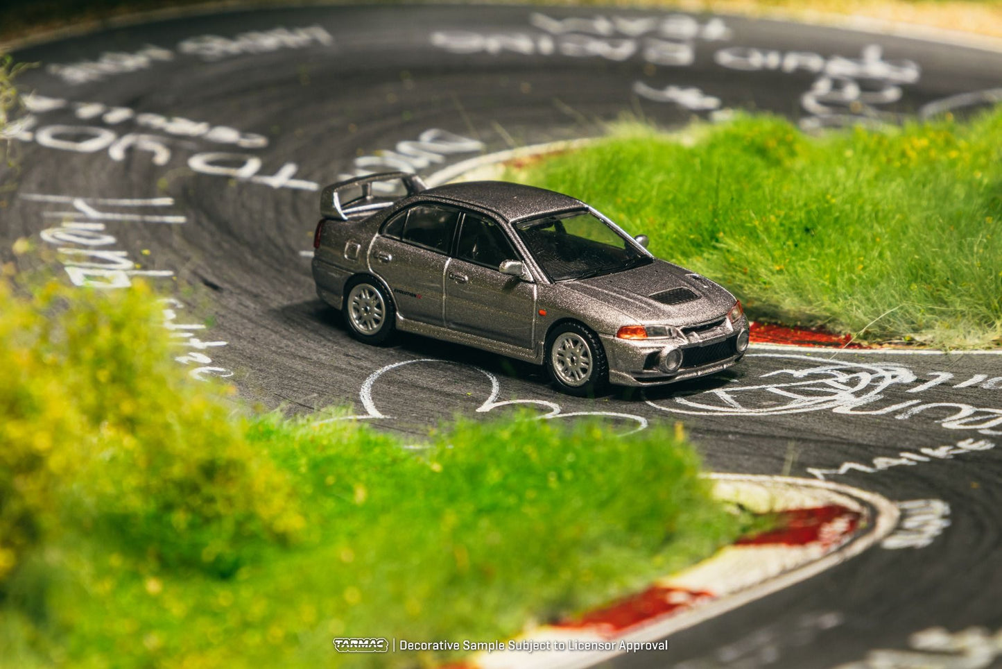 *Pre-Order* Tarmac Works Mitsubishi Lancer GSR Evolution IV Silver (Tarmac Cards Combo Set) T64G-076-SL 1/64 Die Cast