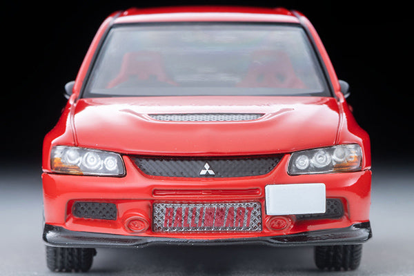 TomyTec Tomica Limited Vintage Neo Mitsubishi Lancer GSR Evolution IX MR Ralliart Spec Red 2006 LV-N349c 1/64 Diecast
