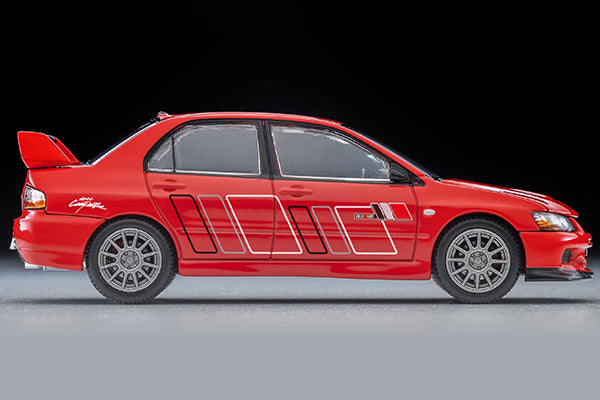 TomyTec Tomica Limited Vintage Neo Mitsubishi Lancer GSR Evolution IX MR Ralliart Spec Red 2006 LV-N349c 1/64 Diecast