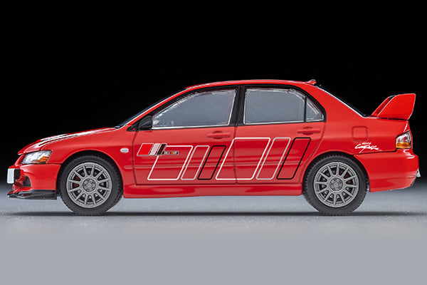 TomyTec Tomica Limited Vintage Neo Mitsubishi Lancer GSR Evolution IX MR Ralliart Spec Red 2006 LV-N349c 1/64 Diecast