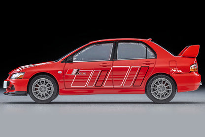 TomyTec Tomica Limited Vintage Neo Mitsubishi Lancer GSR Evolution IX MR Ralliart Spec Red 2006 LV-N349c 1/64 Diecast