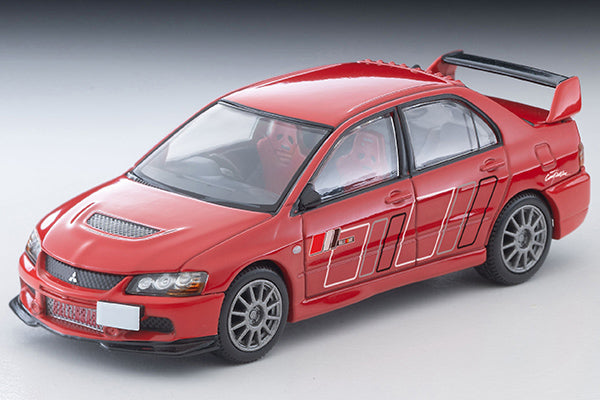 TomyTec Tomica Limited Vintage Neo Mitsubishi Lancer GSR Evolution IX MR Ralliart Spec Red 2006 LV-N349c 1/64 Diecast