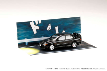 Hobby Japan Mitsubishi Lancer RS Evolution III Initial D Kyoichi Sudo VS Ryosuke Takahashi 1/64 Diecast
