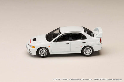 Hobby Japan Mitsubishi Lancer RS Evolution IV Initial D Seiji Iwaki VS Takumi Fujiwara 1/64 Diecast