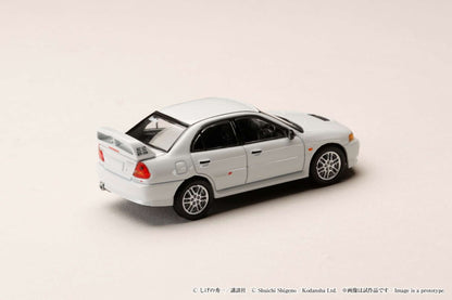 Hobby Japan Mitsubishi Lancer RS Evolution IV Initial D Seiji Iwaki VS Takumi Fujiwara 1/64 Diecast