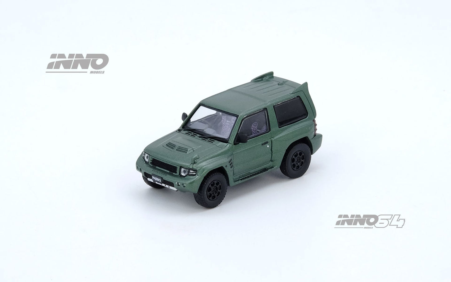 Inno64 Mitsubishi Pajero Evolution Satin Green IN64-EVOP-SGRE 1/64 Die Cast