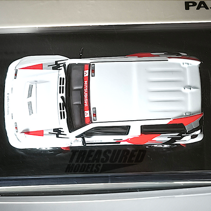 Inno64 Mitsubishi Pajero Evolution Ralliart White IN64-EVOP-RAWHI 1/64 Die Cast