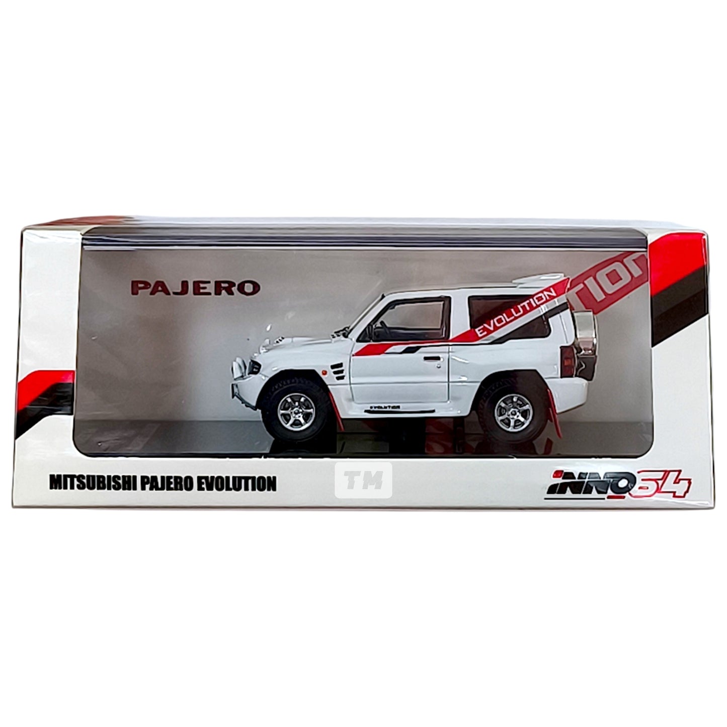 Inno64 Mitsubishi Pajero Evolution White IN64-EVOP-WHI 1/64 Diecast