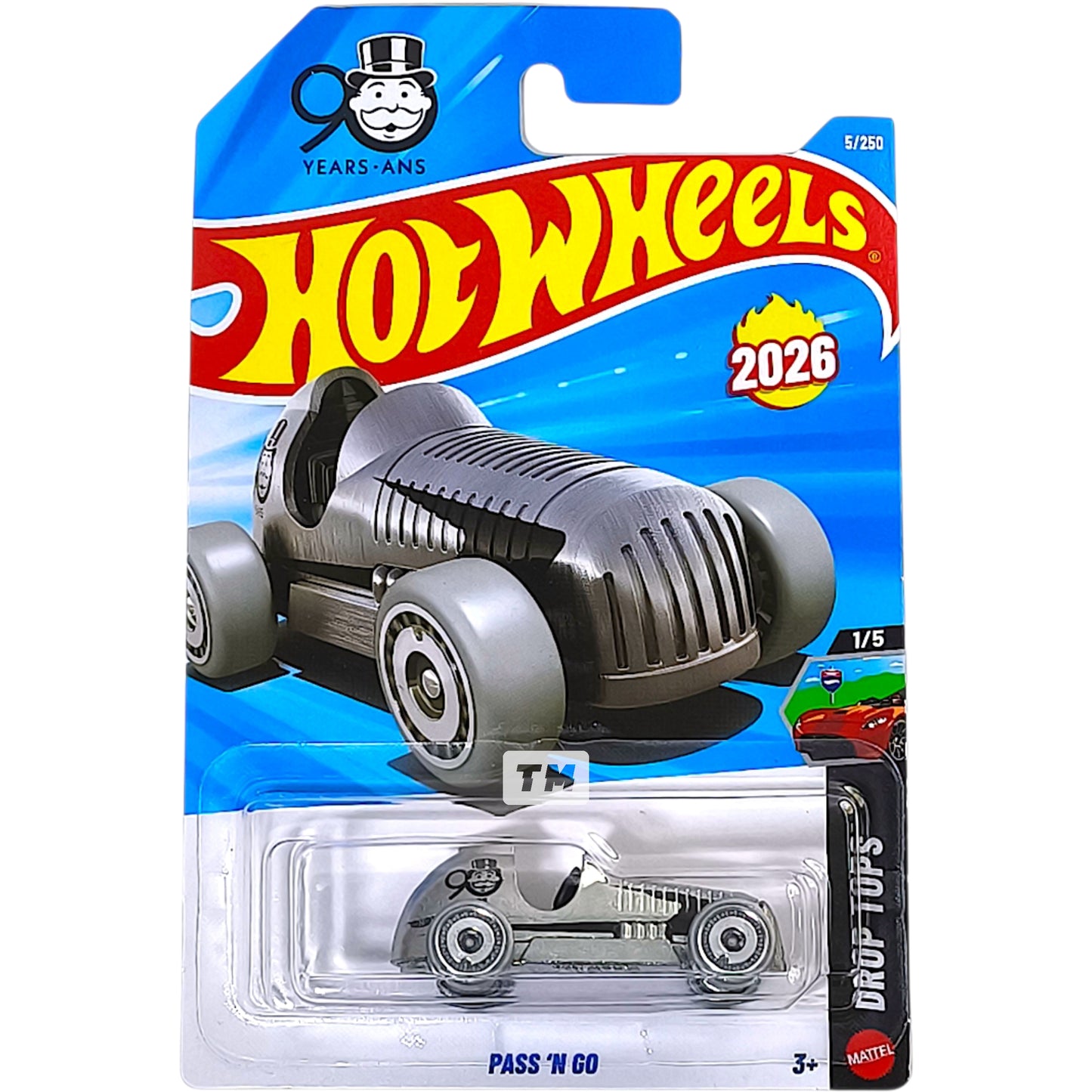 Hot Wheels Monopoly Pass 'n Go Zamac 2026 Basic 1/64 Diecast