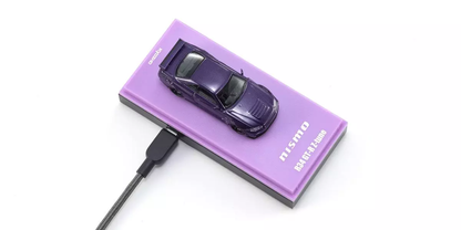 Kyosho Nissan NISMO R34 GT-R Z-TUNE LED PURPLE MOTN No.K07130LP 1/64 Die Cast