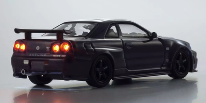 Kyosho Nissan NISMO R34 GT-R Z-TUNE LED PURPLE MOTN No.K07130LP 1/64 Die Cast