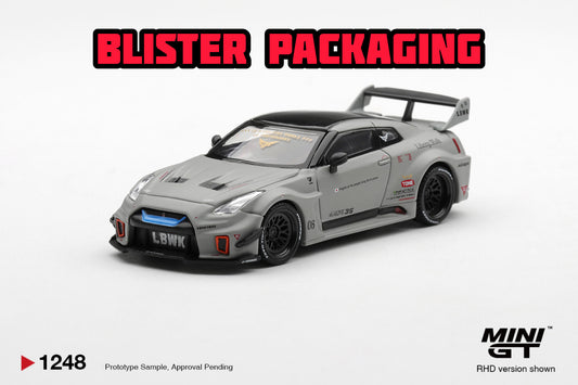 [Pre-Order] Mini GT NISSAN LB-Silhouette WORKS GT 35GT-RR Ver.1 Matt Grey Blister Packaging MGT01248BL 1/64 Diecast