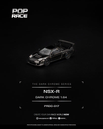 [PRE-ORDER] POP RACE NSX-R DARK CHROME PRDC017 1/64 Diecast