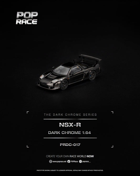 [PRE-ORDER] POP RACE NSX-R DARK CHROME PRDC017 1/64 Diecast