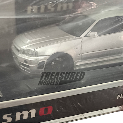 Ignition Models Nismo R34 GT-R Z-Tune Silver Nismo Festival Event Exclusive 1/64 Diecast