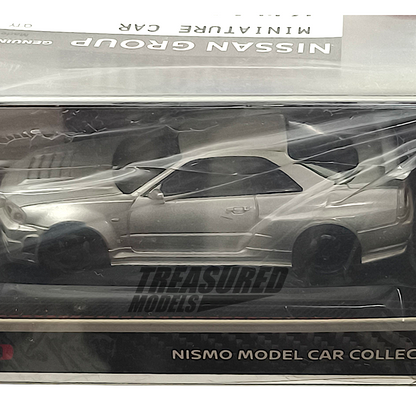 Ignition Models Nismo R34 GT-R Z-Tune Silver Nismo Festival Event Exclusive 1/64 Diecast