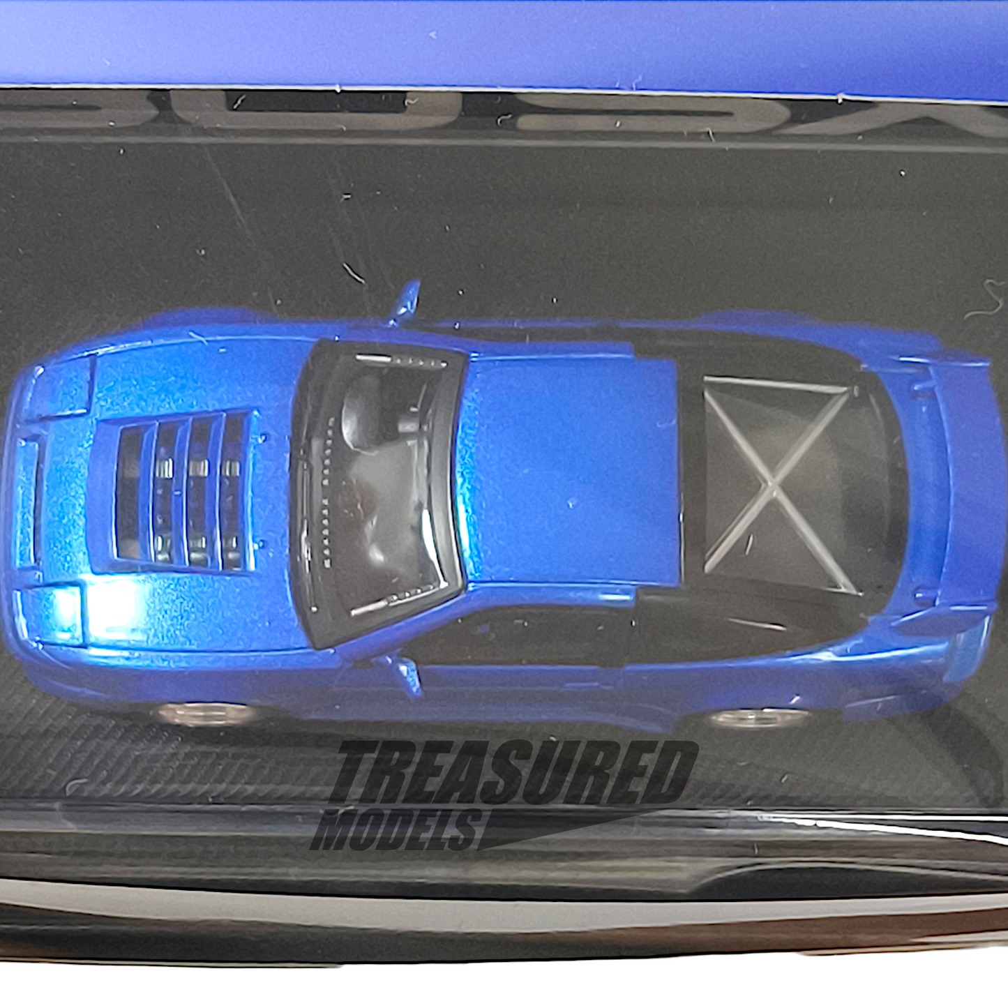 Micro Turbo Nissan 180SX Type X Metallic Blue MT6407B3 1/64 Diecast