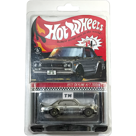 Hot Wheels Nissan 1972 Skyline H-T 2000GT-R Spectraflame Shadowchrome 2021 RLC 1/64 Diecast