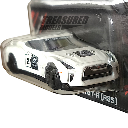 Hot Wheels Nissan 2017 GT-R R35 White 2024 Silver Series Gran Turismo 1/64 Diecast