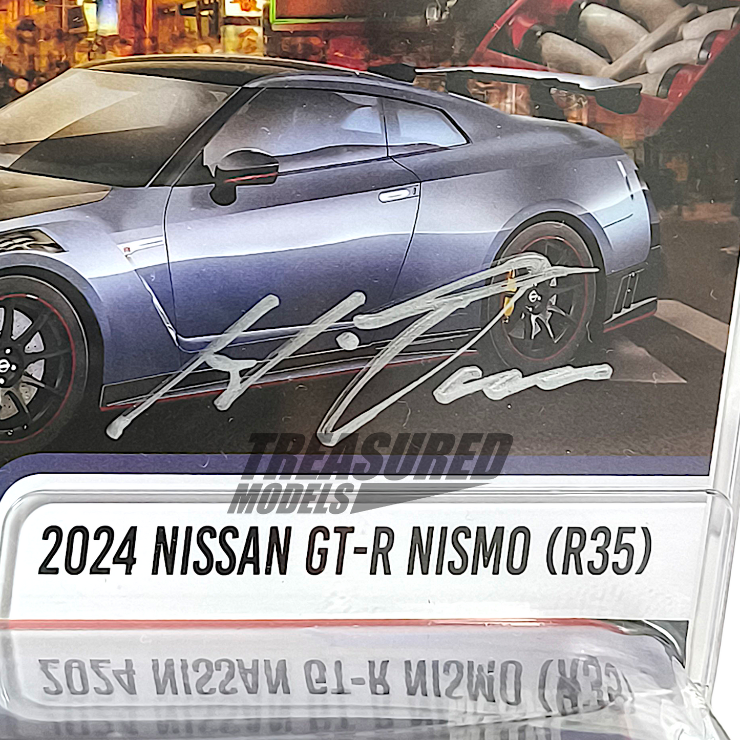 GreenLight Nissan 2024 GT-R Nismo R35 APAxpo 2025 Signed by Hiroshi Tamura 1/64 Diecast