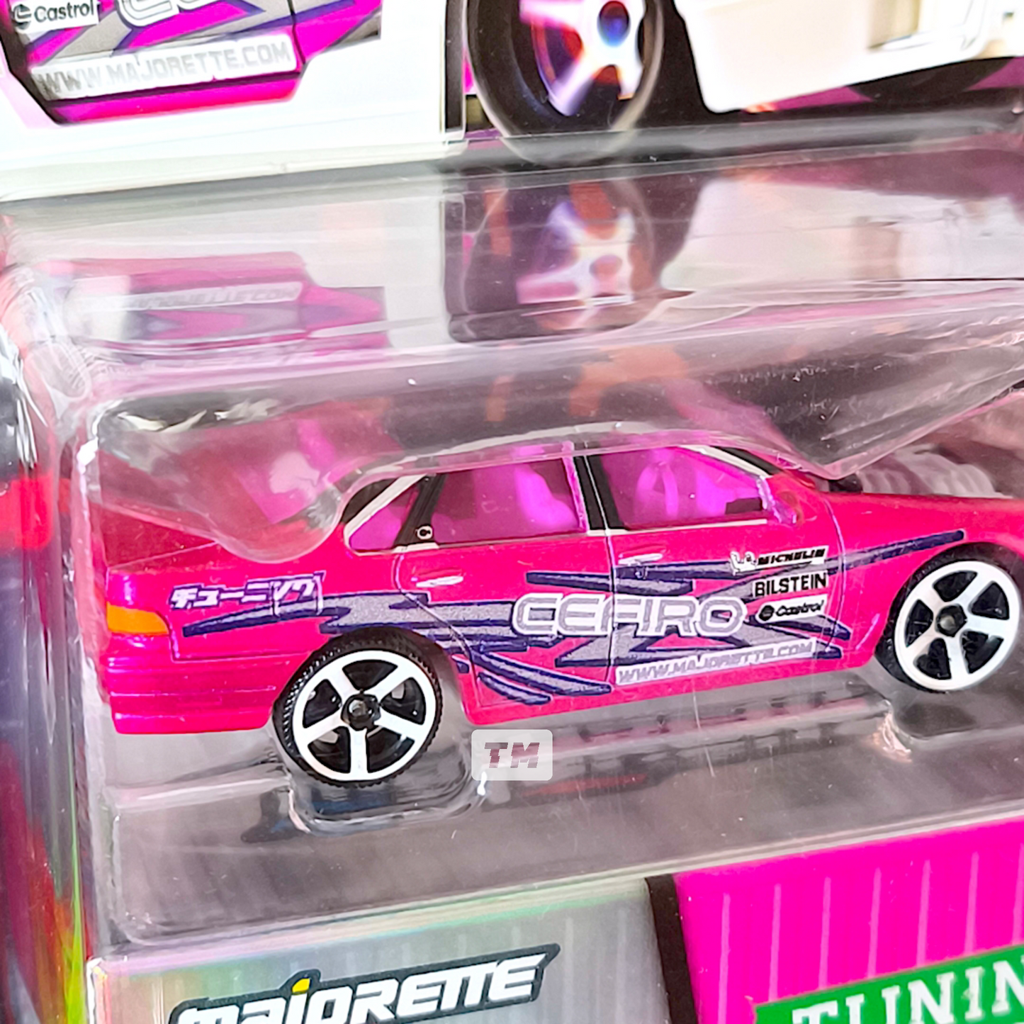 CHASE! Majorette Nissan Cefiro A31 CHASE Pink JDM Legends 1/64 Diecast
