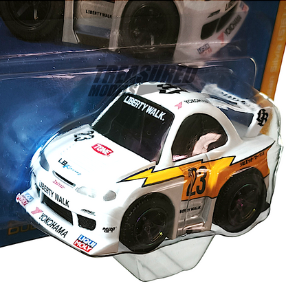 Qube Carz CHASE Nissan LB-Super Silhouette S15 SILVIA Liberty Walk Presentation QZ00501 1/64 Diecast