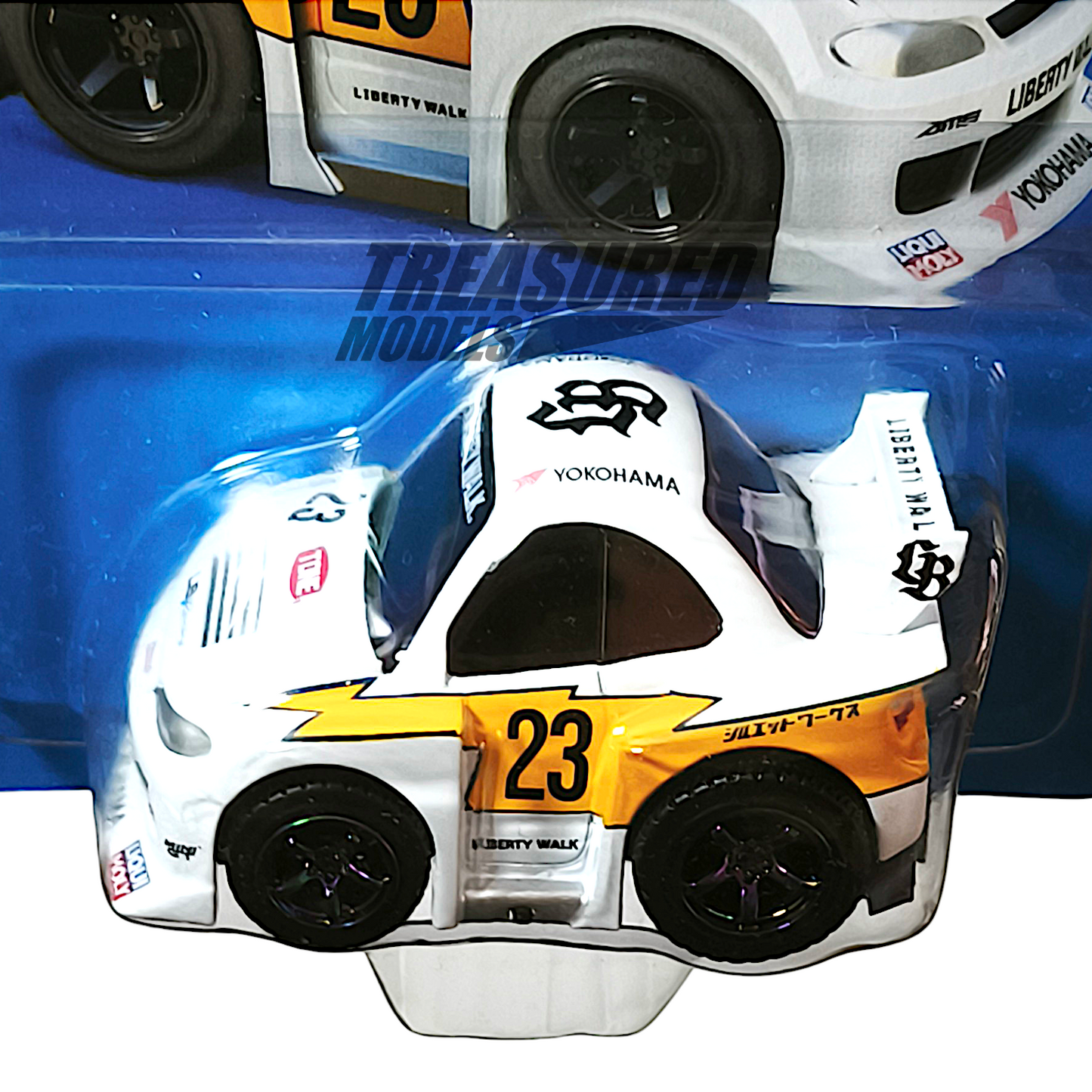 Qube Carz CHASE Nissan LB-Super Silhouette S15 SILVIA Liberty Walk Presentation QZ00501 1/64 Diecast