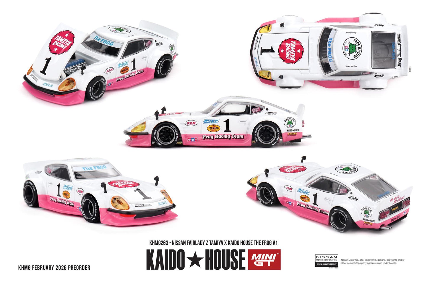 [Pre-Order] Kaido House Nissan FairLady Z Tamiya x Kaido House The Frog V1 KHMG263 1/64 Diecast