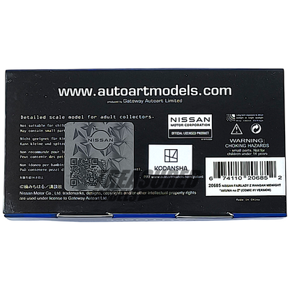 AutoArt Nissan FairLady Z WanGan MidNight Akuma no Z Comic #1 Version 1/64 Diecast