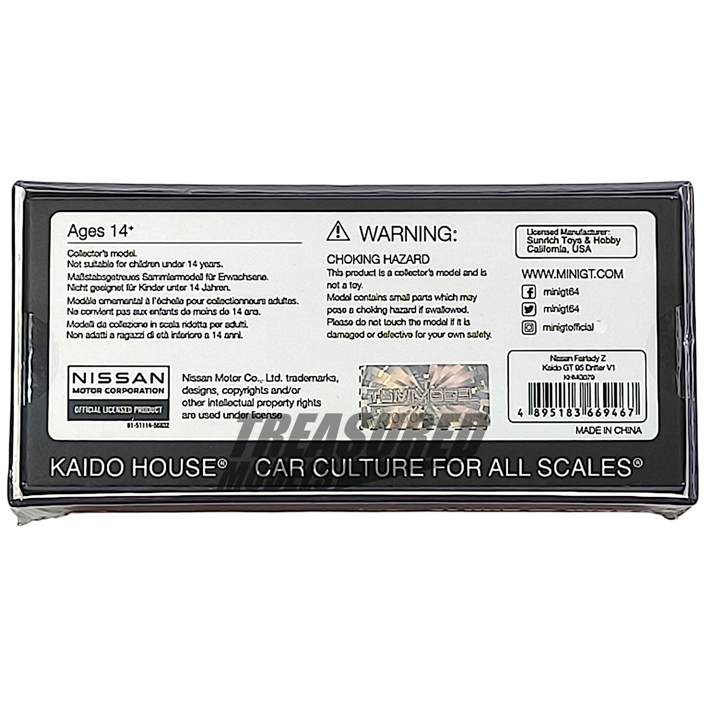 Kaido House Nissan Fairlady Z Kaido GT 95 Drifter V1 KHMG079 1/64 Diecast