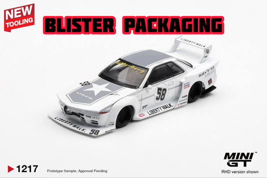 [Pre-Order] Mini GT Nissan GT-R32 LB-Kaido Works TAS 2025 Blister Packaging MGT01217BL 1/64 Diecast