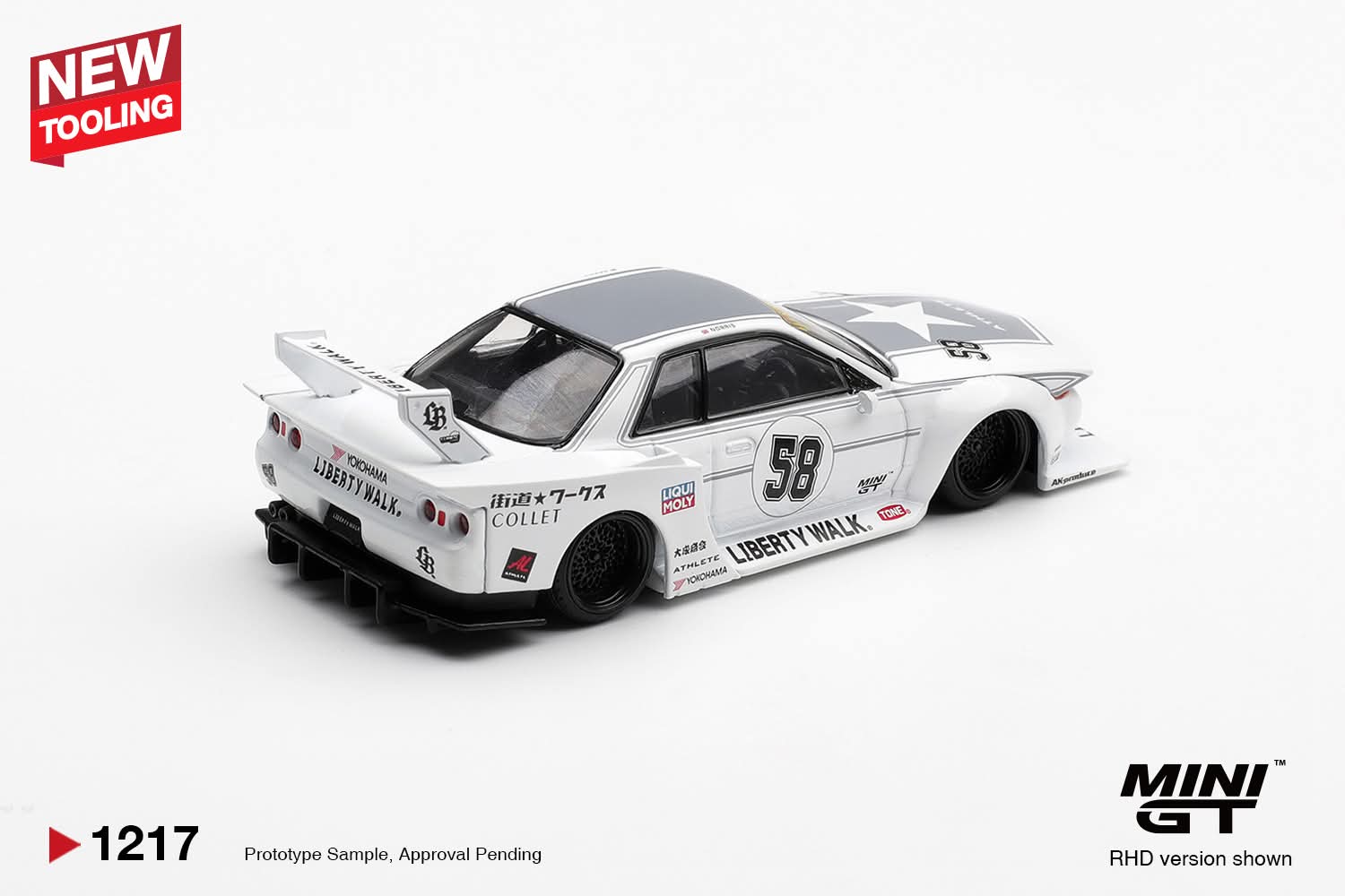 Pre-Order] Mini GT Nissan GT-R32 LB-Kaido Works TAS 2025 MGT01217