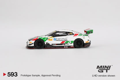 Mini GT Nissan GT-R NISMO GT3 #23 KCMG 2018 FIA GT World Cup Macau MGT00593 1/64 Diecast