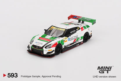 Mini GT Nissan GT-R NISMO GT3 #23 KCMG 2018 FIA GT World Cup Macau MGT00593 1/64 Diecast