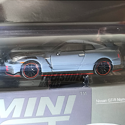 Mini GT Nissan GT-R Nismo 2024 NISMO Stealth Gray Blister Packaging MGT00868 1/64 Die Cast