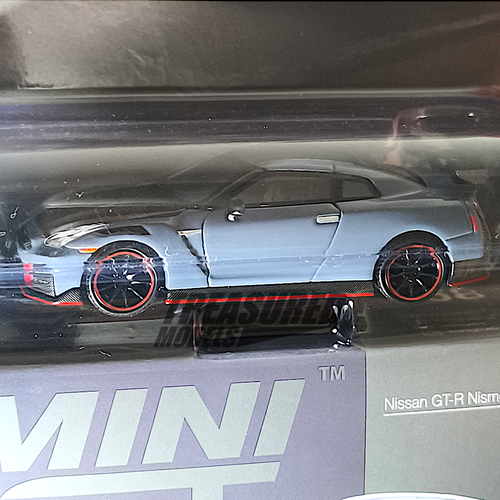 Mini GT Nissan GT-R Nismo 2024 NISMO Stealth Gray Blister Packaging MGT00868 1/64 Die Cast