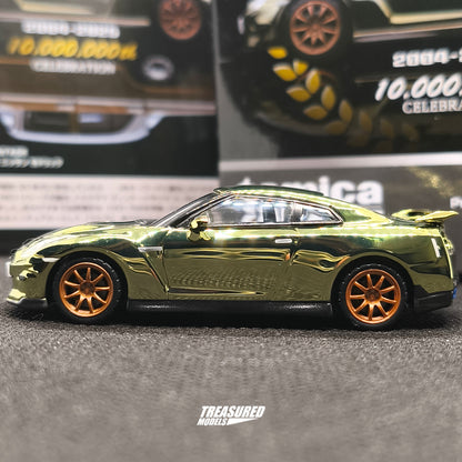 TomyTec Tomica Limited Vintage Neo TLV-N Nissan GT-R Premium edition T-spec 2024 Model 10th Million Celebration 1/64 Diecast