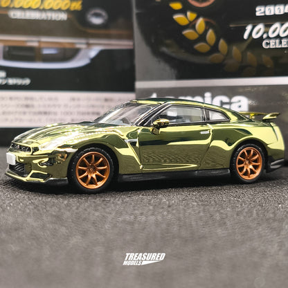 TomyTec Tomica Limited Vintage Neo TLV-N Nissan GT-R Premium edition T-spec 2024 Model 10th Million Celebration 1/64 Diecast