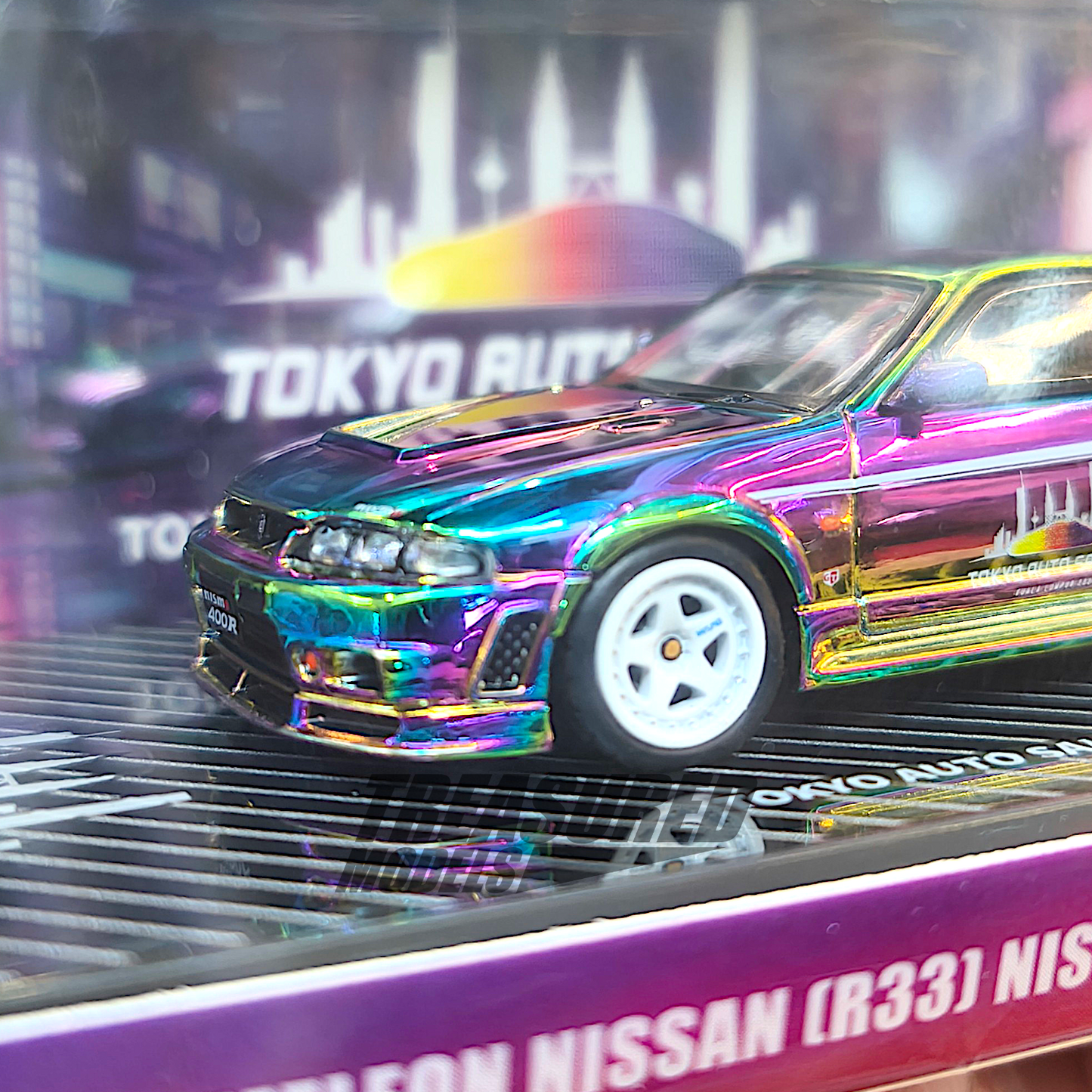 Inno64 Nissan GT-R R33 Nismo 400R TASKL Chameleon 1/64 Die Cast