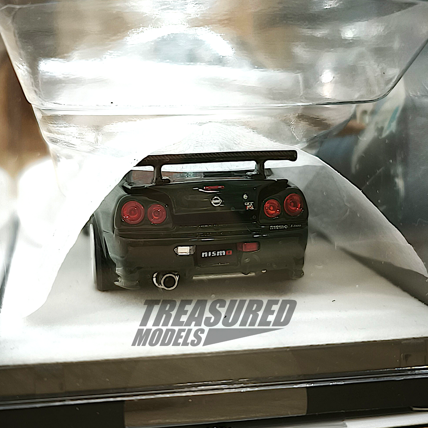 PGM Nissan GT-R R34 Z-Tune British Green PGM-641005 1/64 Diecast