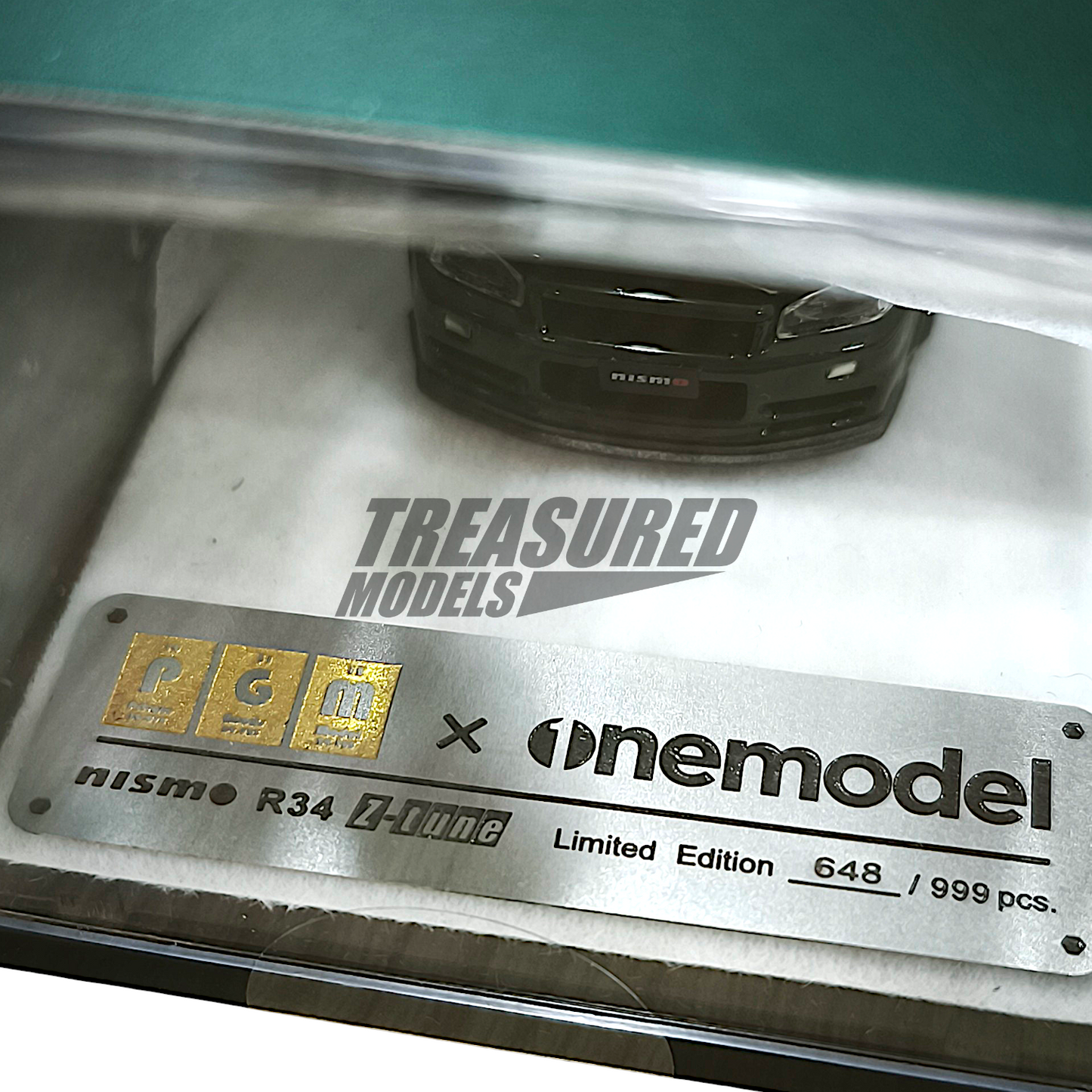 PGM Nissan GT-R R34 Z-Tune British Green PGM-641005 1/64 Diecast