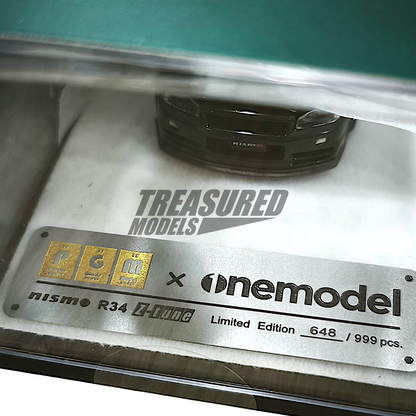 PGM Nissan GT-R R34 Z-Tune British Green PGM-641005 1/64 Diecast