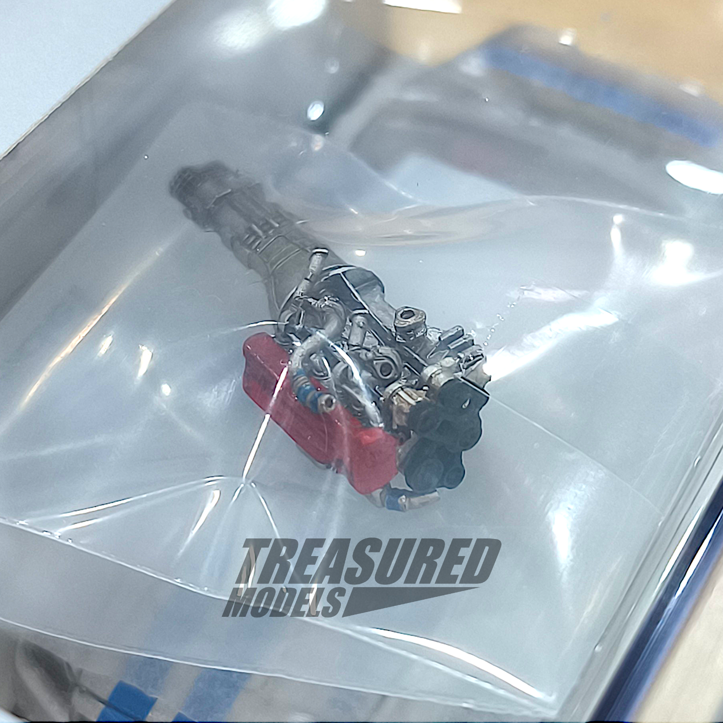 PGM Nissan GT-R R34 Z-Tune Silver Blue Stripe Ordinary Version PGM-641004 1/64 Diecast