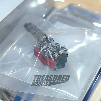 PGM Nissan GT-R R34 Z-Tune Silver Blue Stripe Ordinary Version PGM-641004 1/64 Diecast