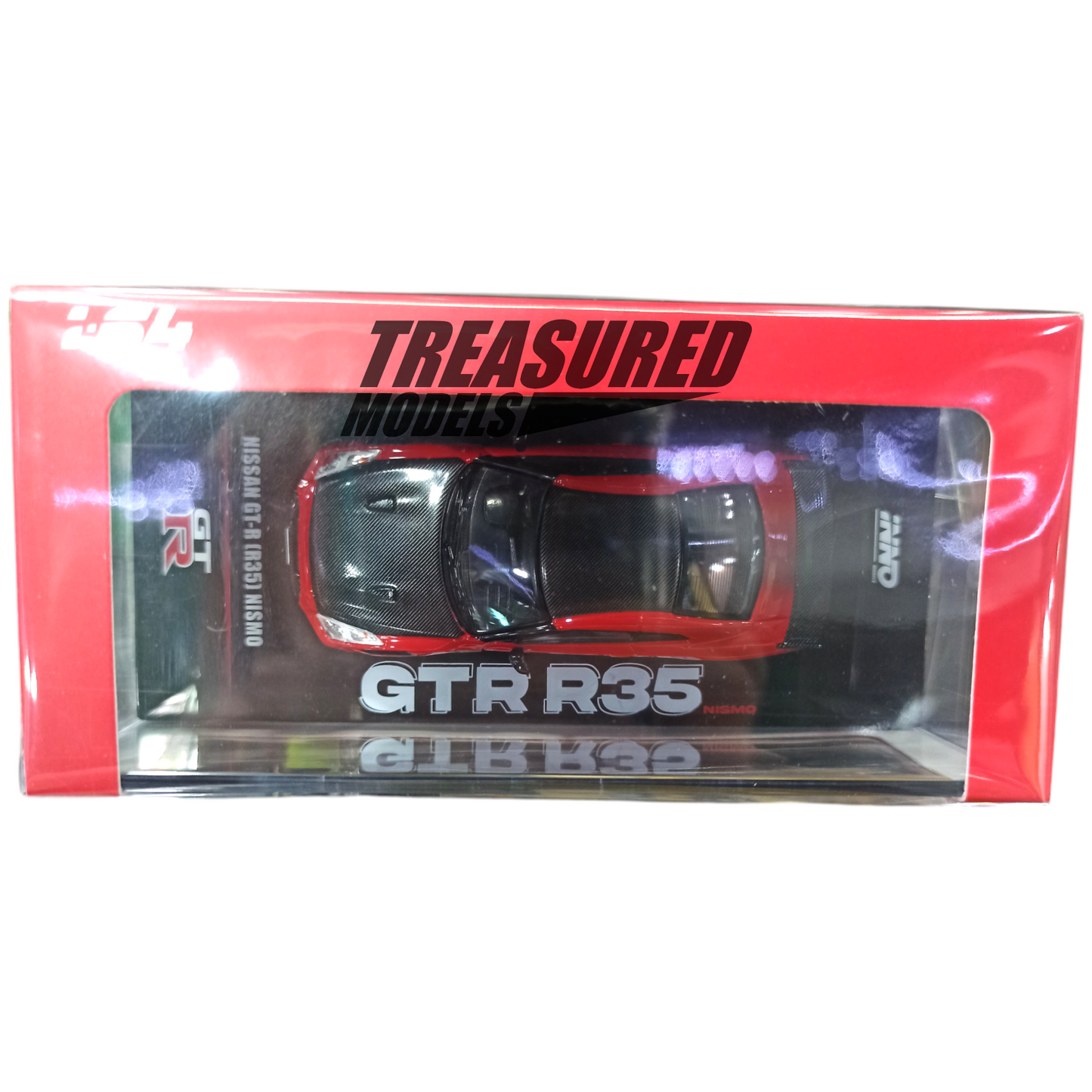 Inno64 Nissan GT-R R35 Nismo Red 1/64 Die Cast