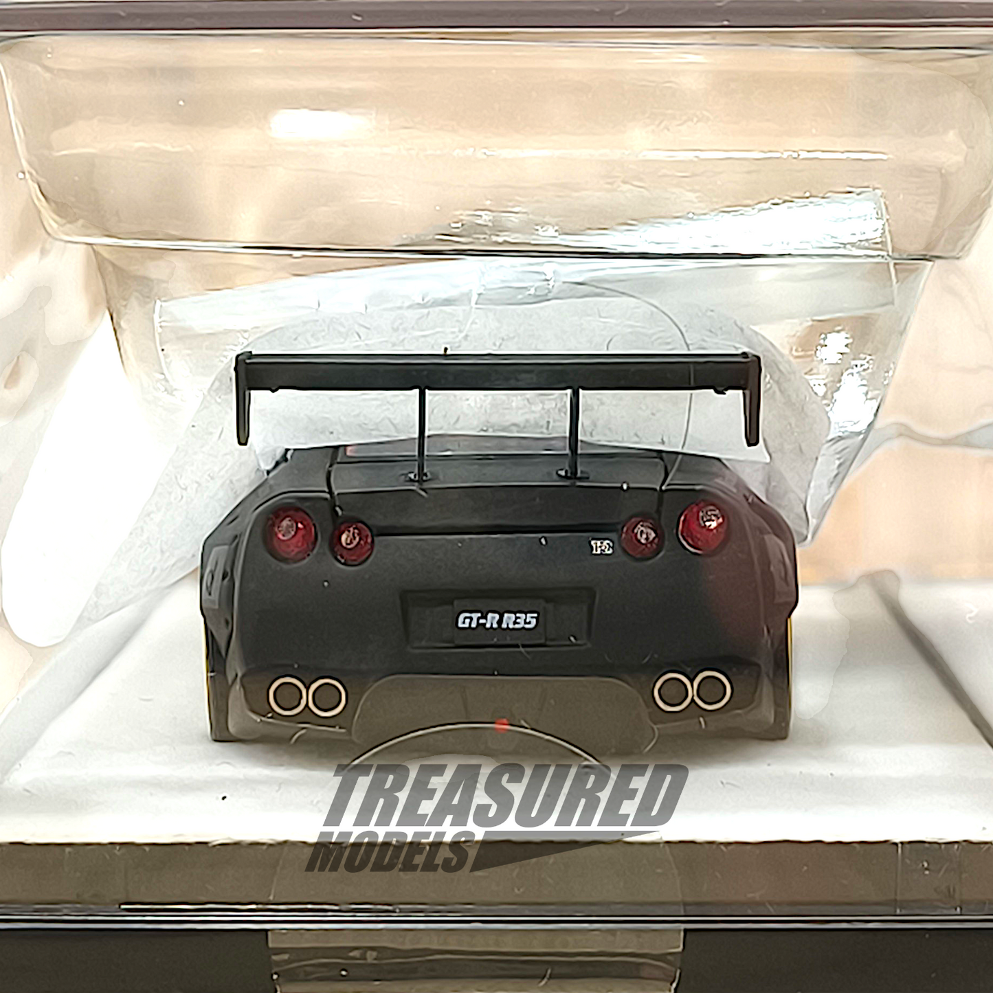 PGM Nissan GT-R R35 Pandem Rocket Bunny Matte Black PGM-640702 1/64 Diecast