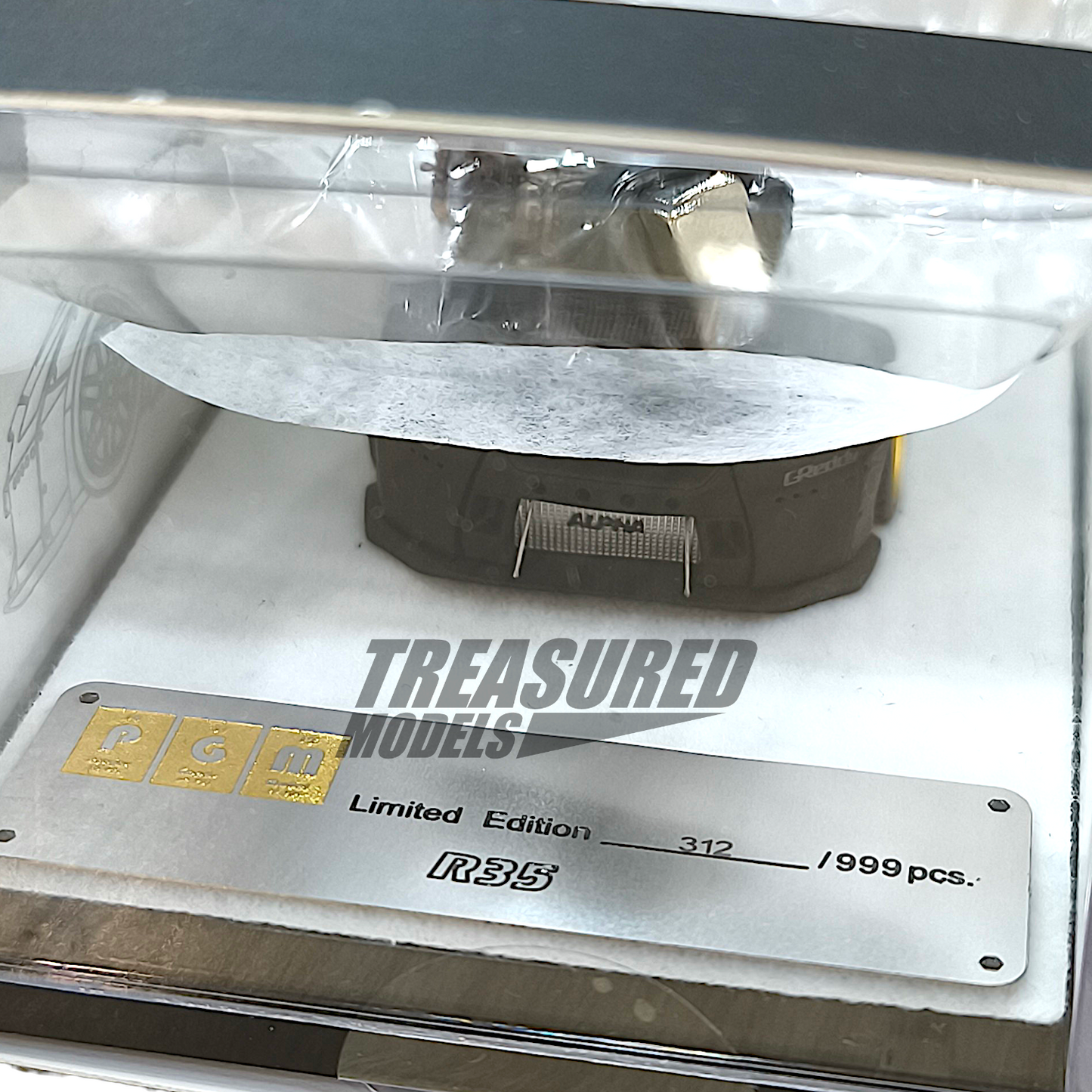 PGM Nissan GT-R R35 Pandem Rocket Bunny Matte Black PGM-640702 1/64 Diecast