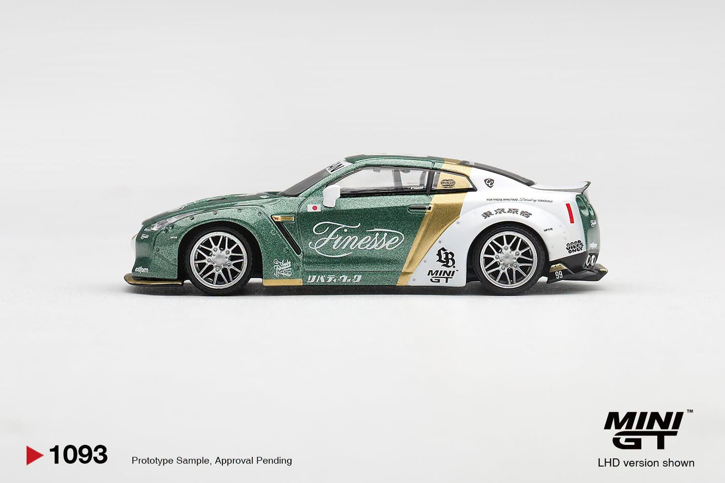 [Pre-Order] Mini GT Nissan GT-R (R35) LB★WORKS  Type 1, Custom Ducktail Auto Finesse MGT01093 1/64 Diecast